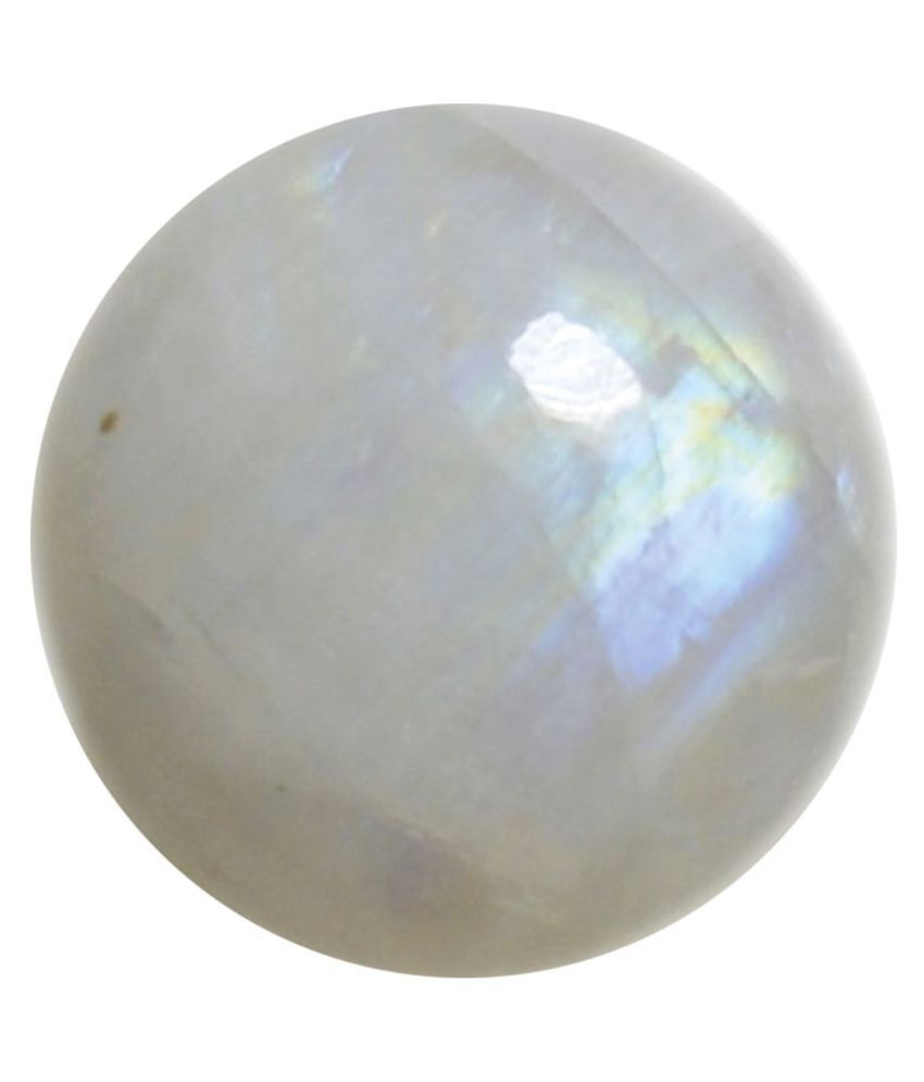 Natural Certified Rainbow Moonstone 2.25 Ratti 2.04 Carat Round Shape Chakra Healing stone