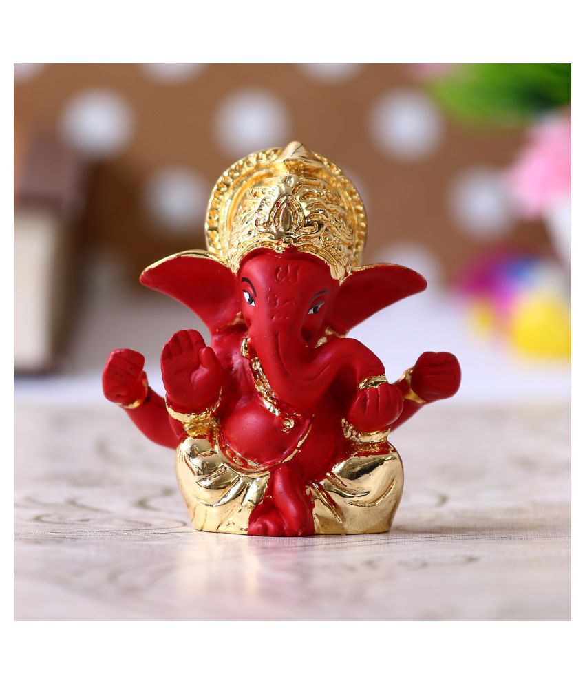     			eCraftIndia Showpiece Resin Ganesha Idol 3 x 5 cms Pack of 1