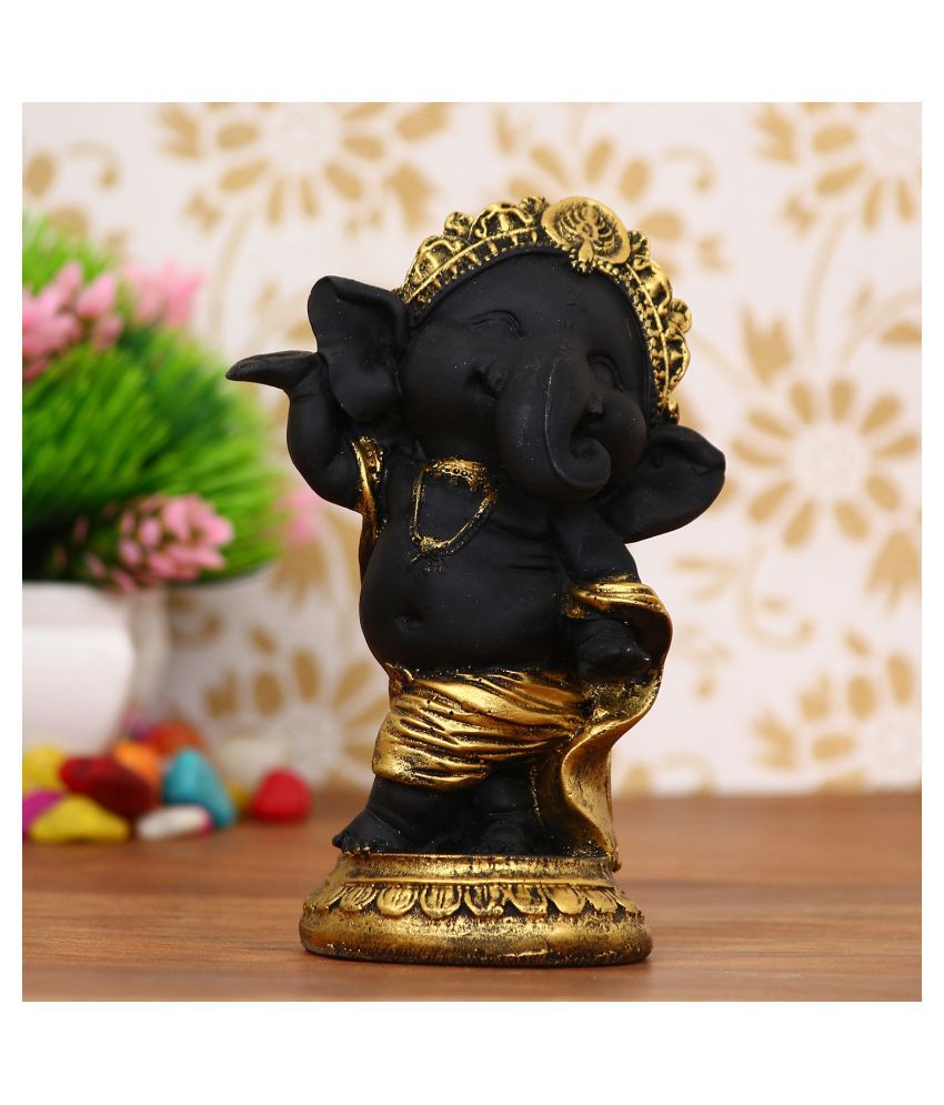    			eCraftIndia Showpiece Resin Ganesha Idol 7 x 8 cms Pack of 1