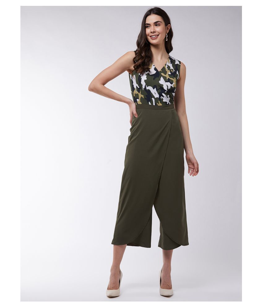     			Zima Leto - Green Polyester Regular Fit Women's Jumpsuit ( Pack of 1 )