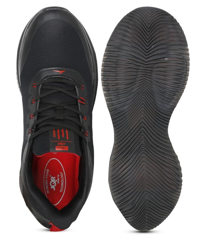 Buy JQR JQR MAX Black Running Shoes 
