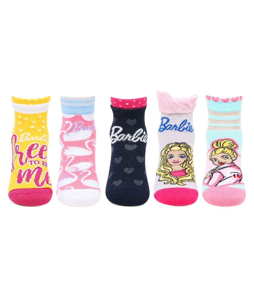 pink barbie socks