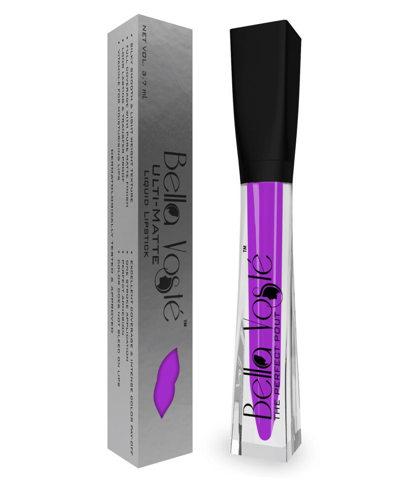 Bella Voste Liquid Lipstick MYSTERIOUS MAUVE 07 Purple 3.7 mL