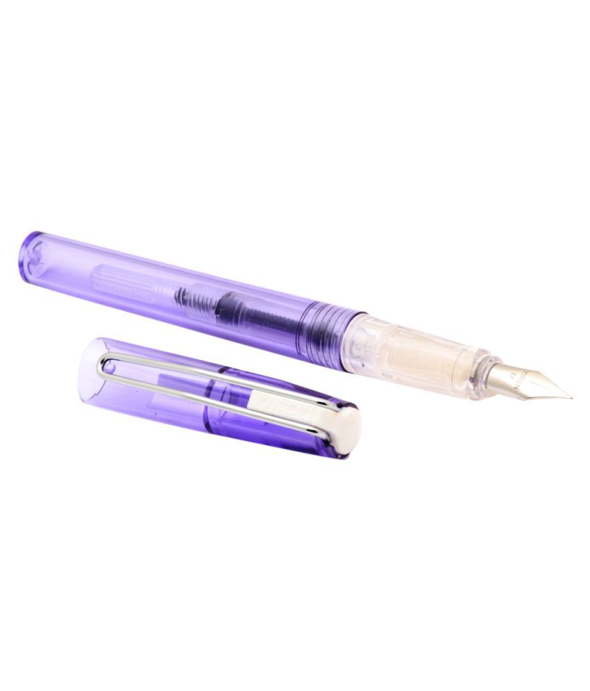     			Exclusive Yiren Bravo Demonstrator Purple Extra Fine Nib Fountain Pen New