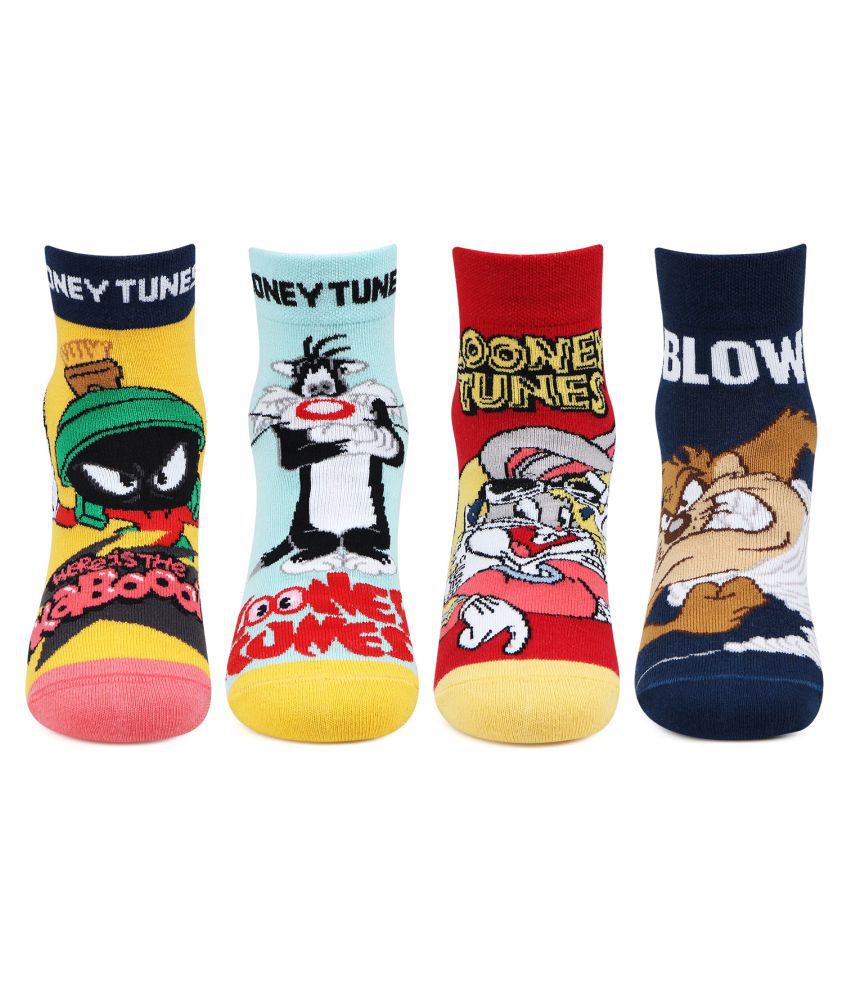     			Looney Tunes Socks For Kids By Bonjour- Pack Of 4