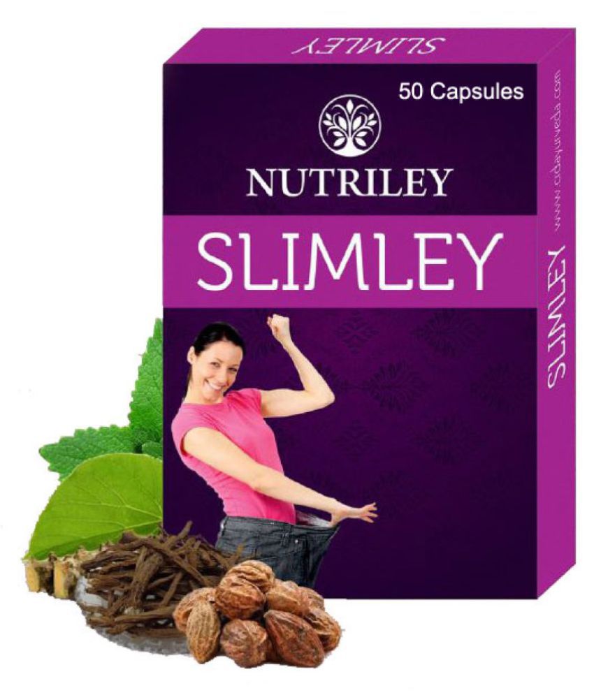     			Nutriley Weight Loss Capsule for Slim body & Belly Fat 50 gm Fat Burner Capsule Pack of 2