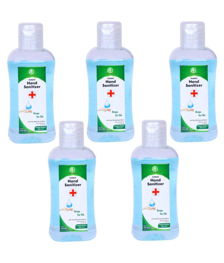     			AYURVED MASTER Sanitizers 100 mL Pack of 5