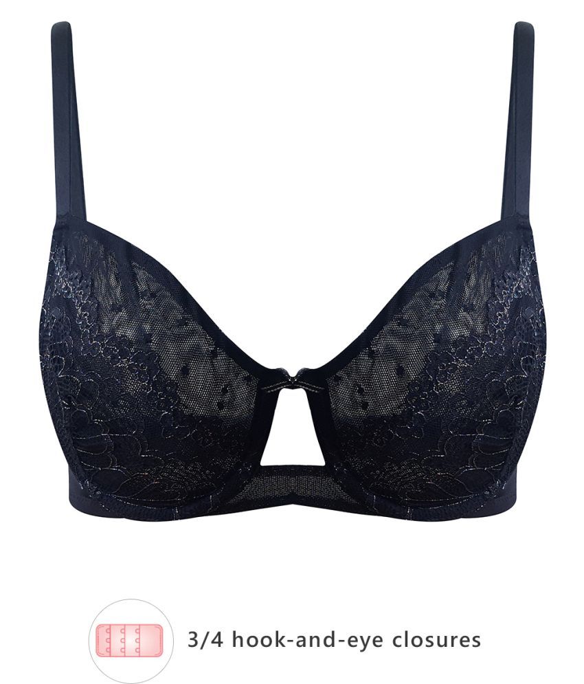     			Clovia Polyamide Everyday Bra - Black Single