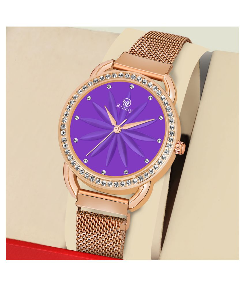 Rizzly Metal Round Womens Watch