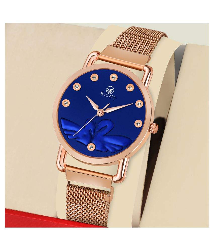 Rizzly - Rose Gold Metal Analog Womens Watch