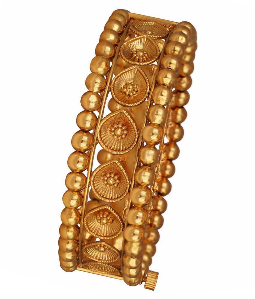     			Traditional Gold Plated Designer Openable Kada for women & Girls