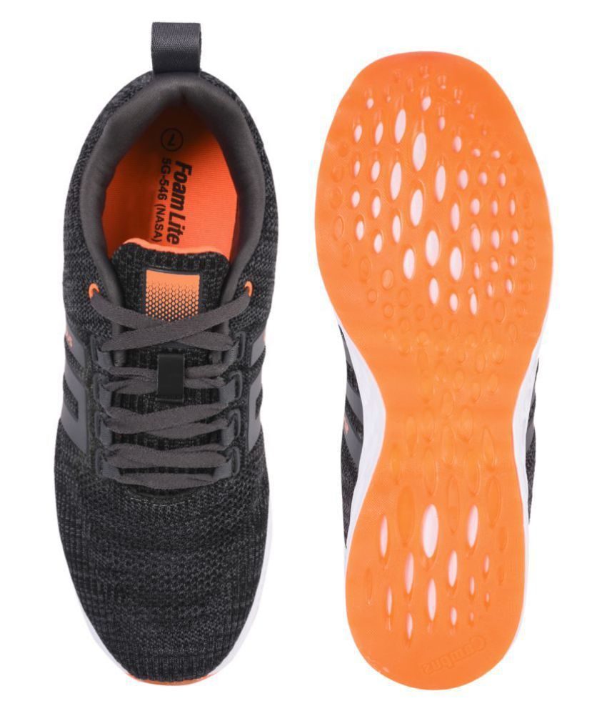 Campus NASA Black Running Shoes - Buy 