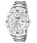 HMTe - Silver Metal Analog Men's Watch