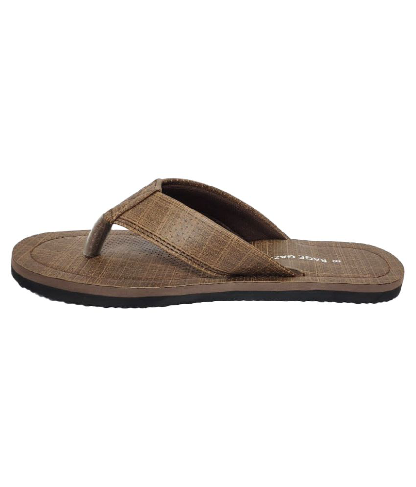 Buy RAGE GAZE Brown Slippers Online at Best Price in India - Snapdeal