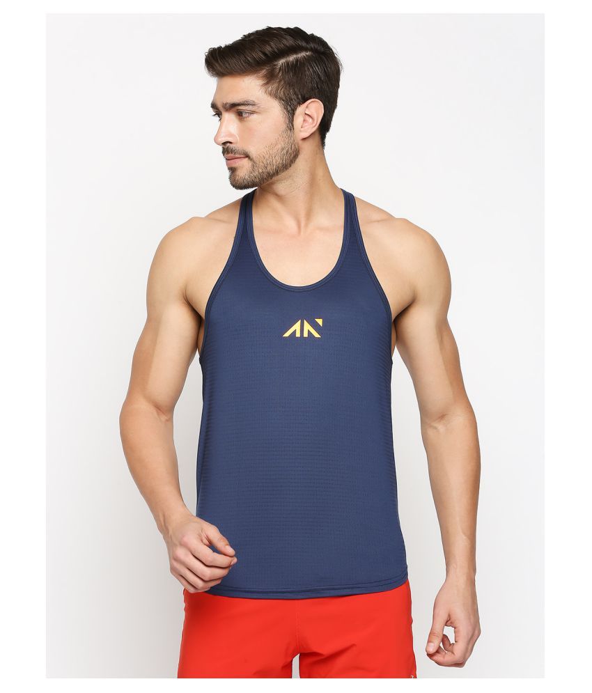     			Aesthetic Nation Pack of 5 Polyester Men's Vest ( Navy )