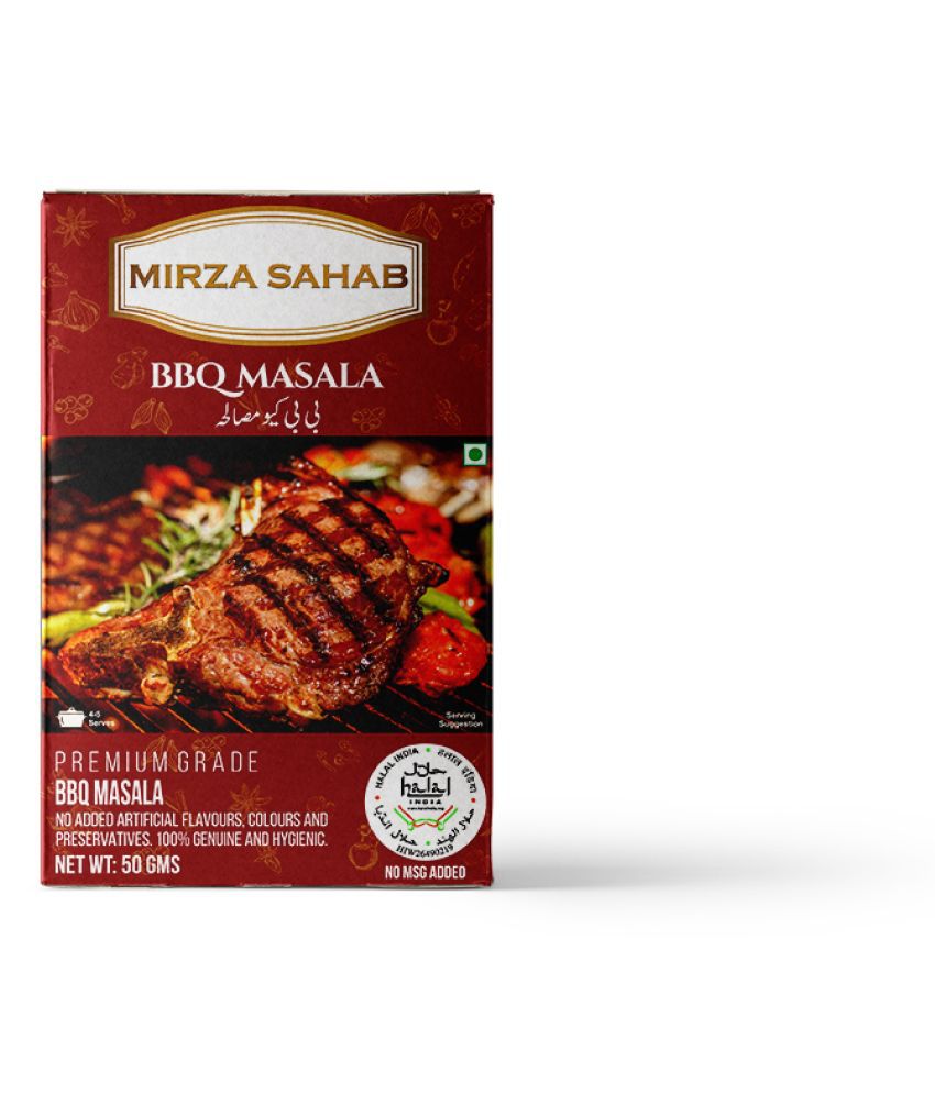     			Mirza Sahab BBQ MASALA Instant Mix 50 gm Pack of 4