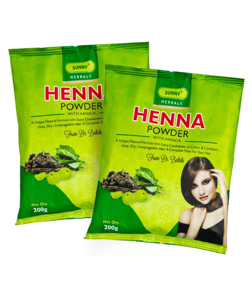     			SUNNY HERBALS Powder Herbal Henna 200 g Pack of 2