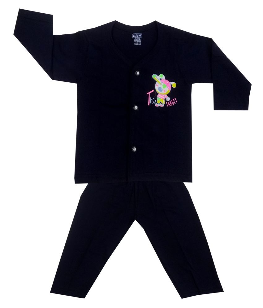     			INFANT Cotton Full sleeve Stylish Top & Pant Baby Boys & Baby Girls Casual Dress.