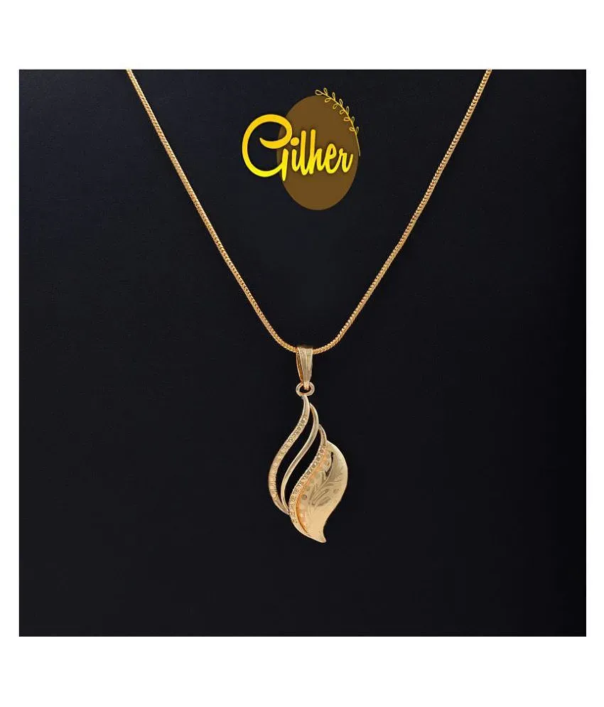 Snapdeal gold plated on sale chain