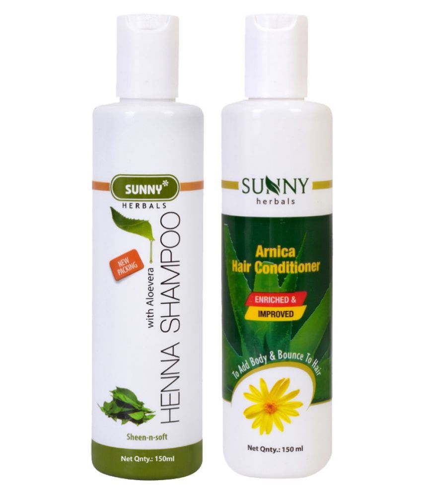 SUNNY HERBALS Hair Conditioner 150 mL & Henna Shampoo 150 mL
