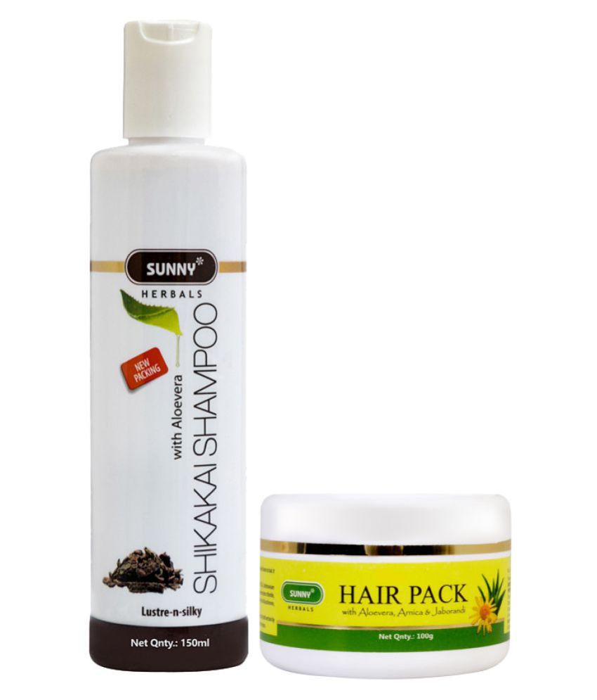     			SUNNY HERBALS Hair Pack 100 gm and Shikakai Shampoo 150 mL