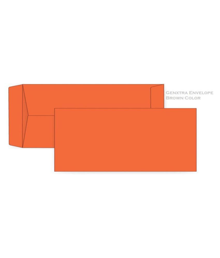 Genxtra® Brown Letter size Envelopes 11" x 5" (28 x 13 cm) Pack of (100