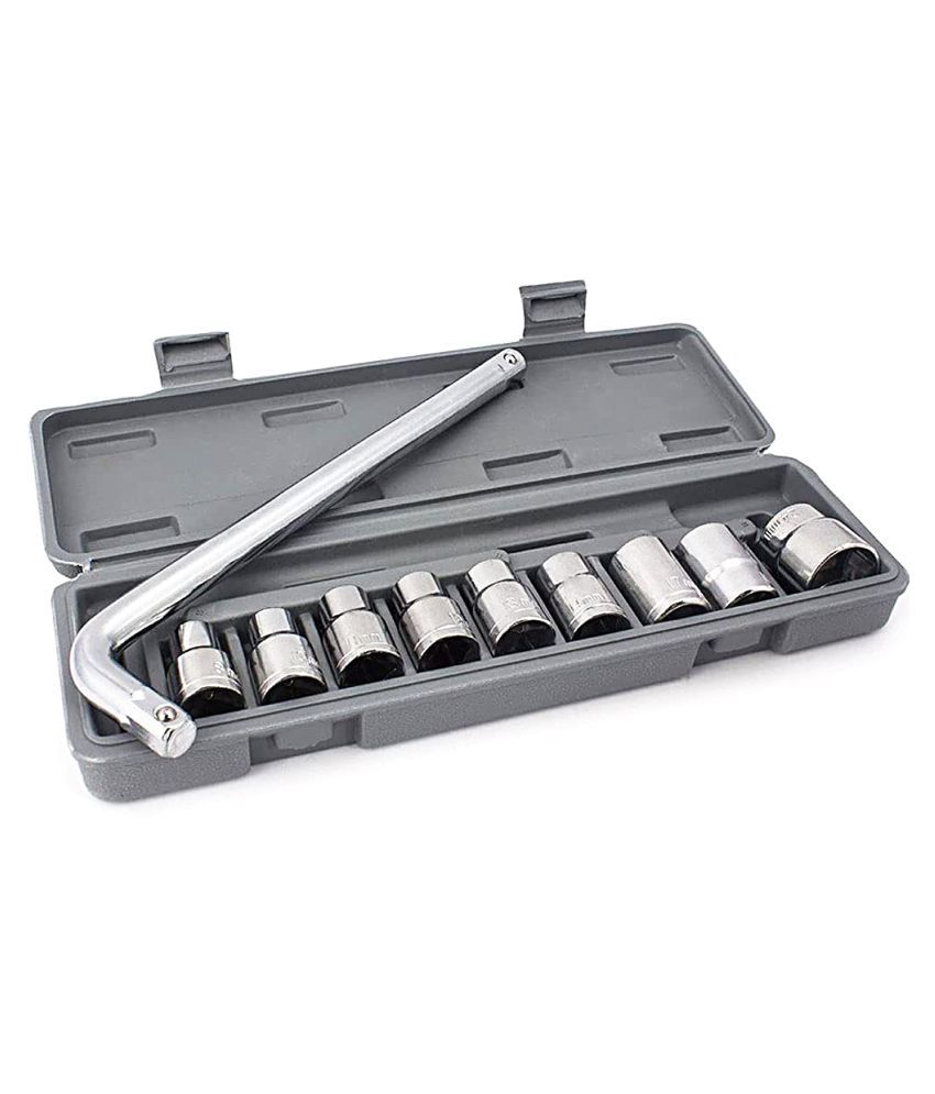     			Shopper52-tools hardware Socket Wrench Set of 10 Pc