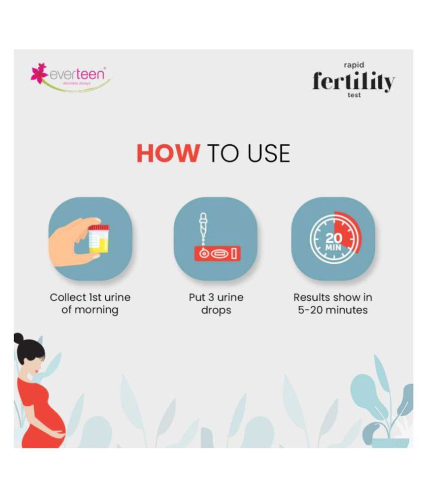 Buy Everteen Rapid Fertility Test for Women 1 Pack (5 Devices) Online