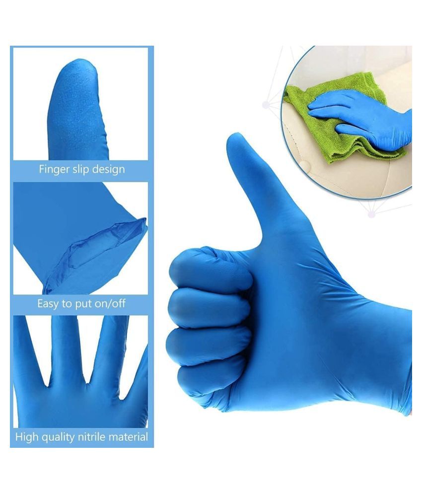 DENTAL MART Non Sterile Examination Gloves (No of Products) 20 (Gloves