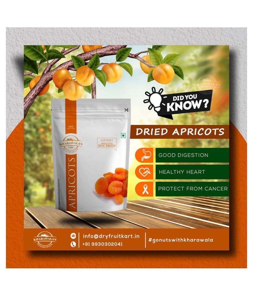     			KHARAWALA's Turkey Sweet and Tasty Apricot Pack of 4-800 gms (200 gms each)