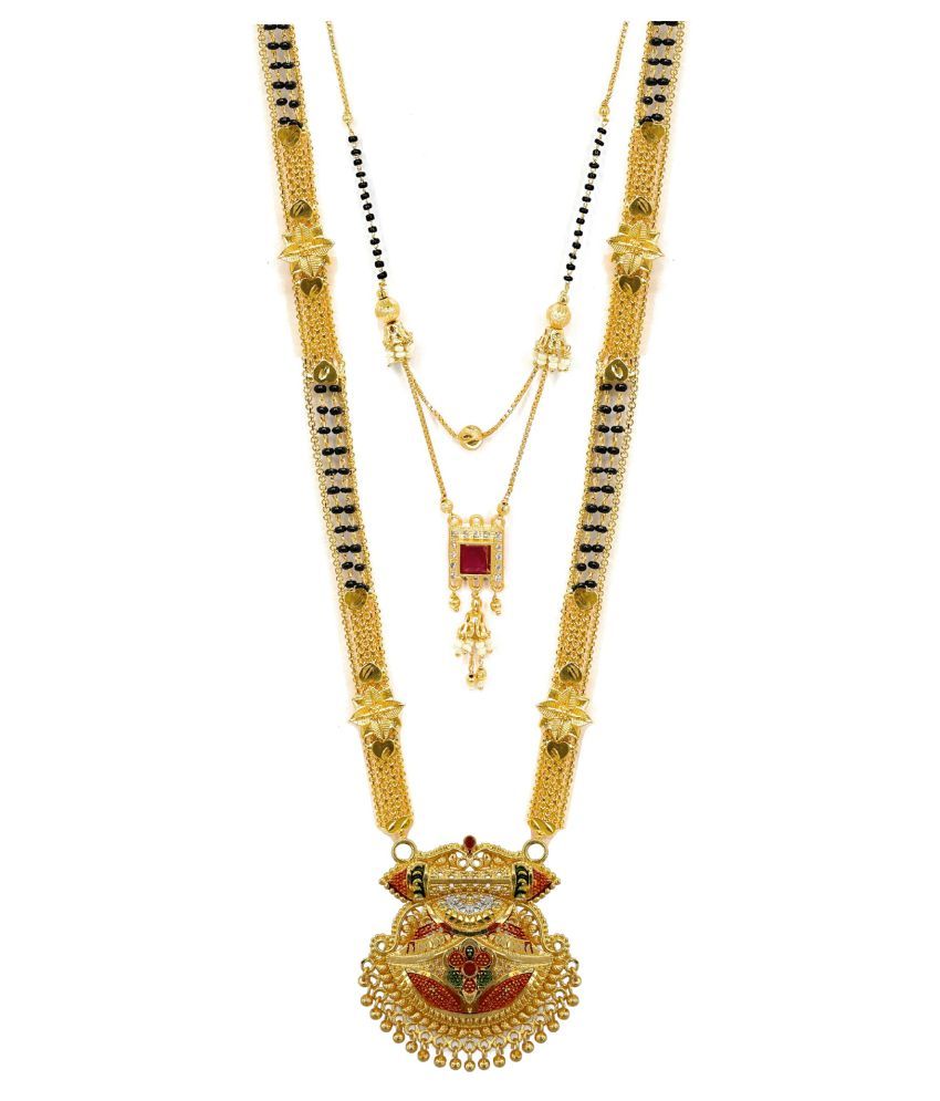     			MGSV - Golden Mangalsutra Set ( Pack of 2 )