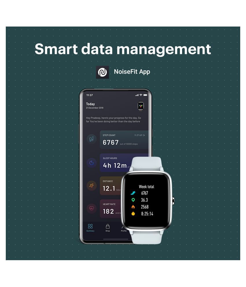 Buy Noise Colorfit Pro Oxy Smart Watches Grey Online At Best Price In