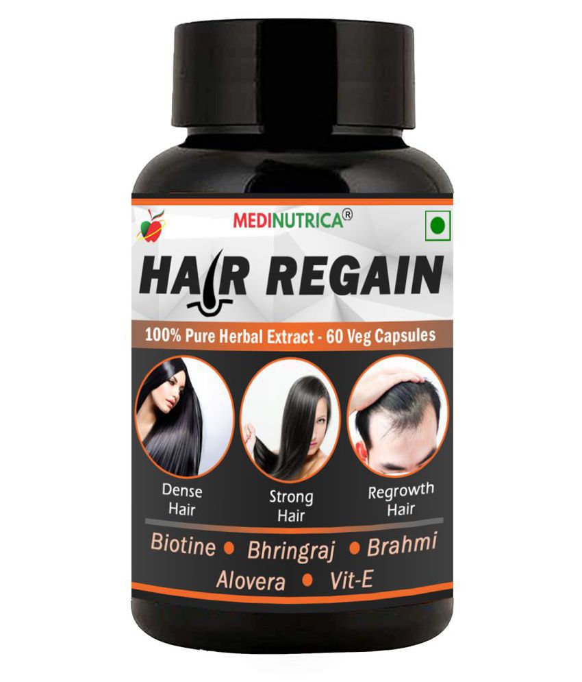 Medinutrica Hair Regain promotes Hair growth Capsule 60 no.s Pack Of 1