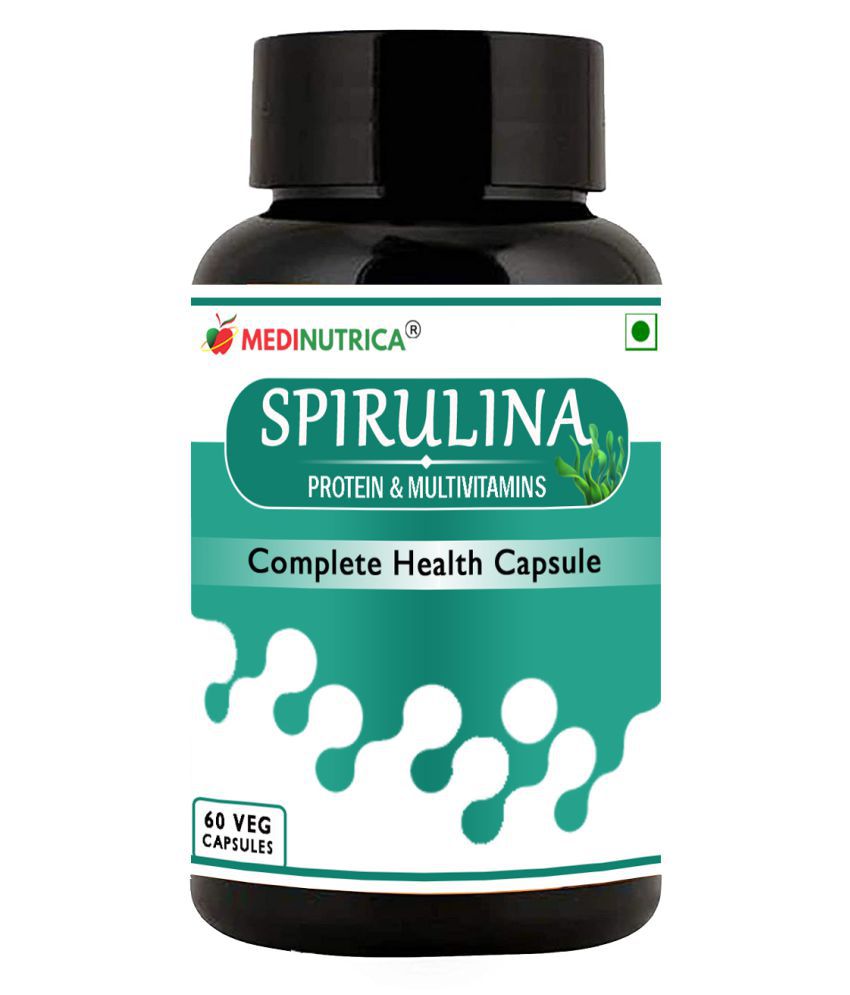 Medinutrica Spirulina Multi Vitamin Super Food Capsule 60 no.s Pack Of 1