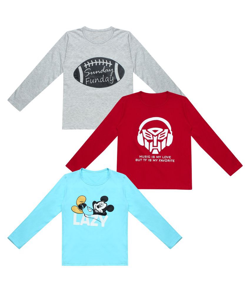     			Diaz Printed Tshirt For boys And girls Combo of 3