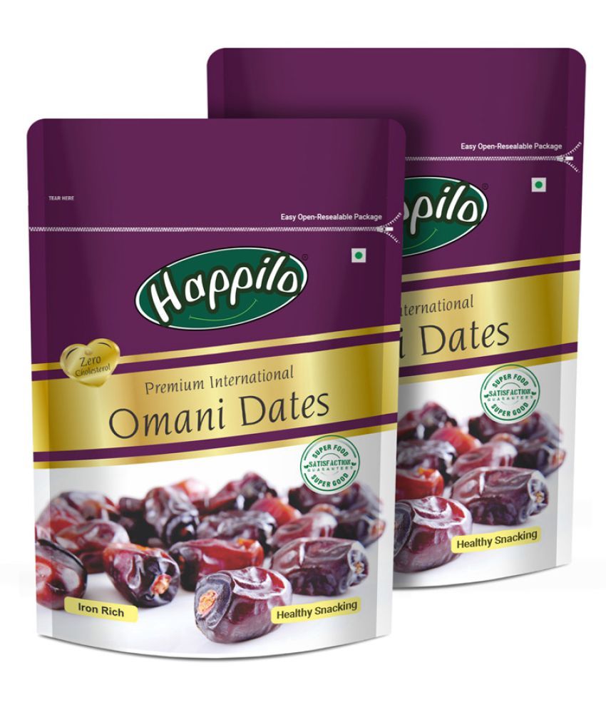     			Happilo Premium International Omani Dates 250 g (Pack of 2)