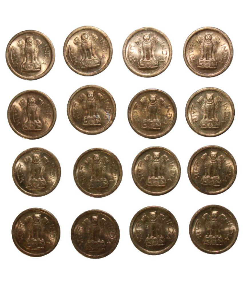     			(SET OF 16) 1 NAYA PAISA (1962) INDIA PACK OF 16 EXTREMELY RARE COINS