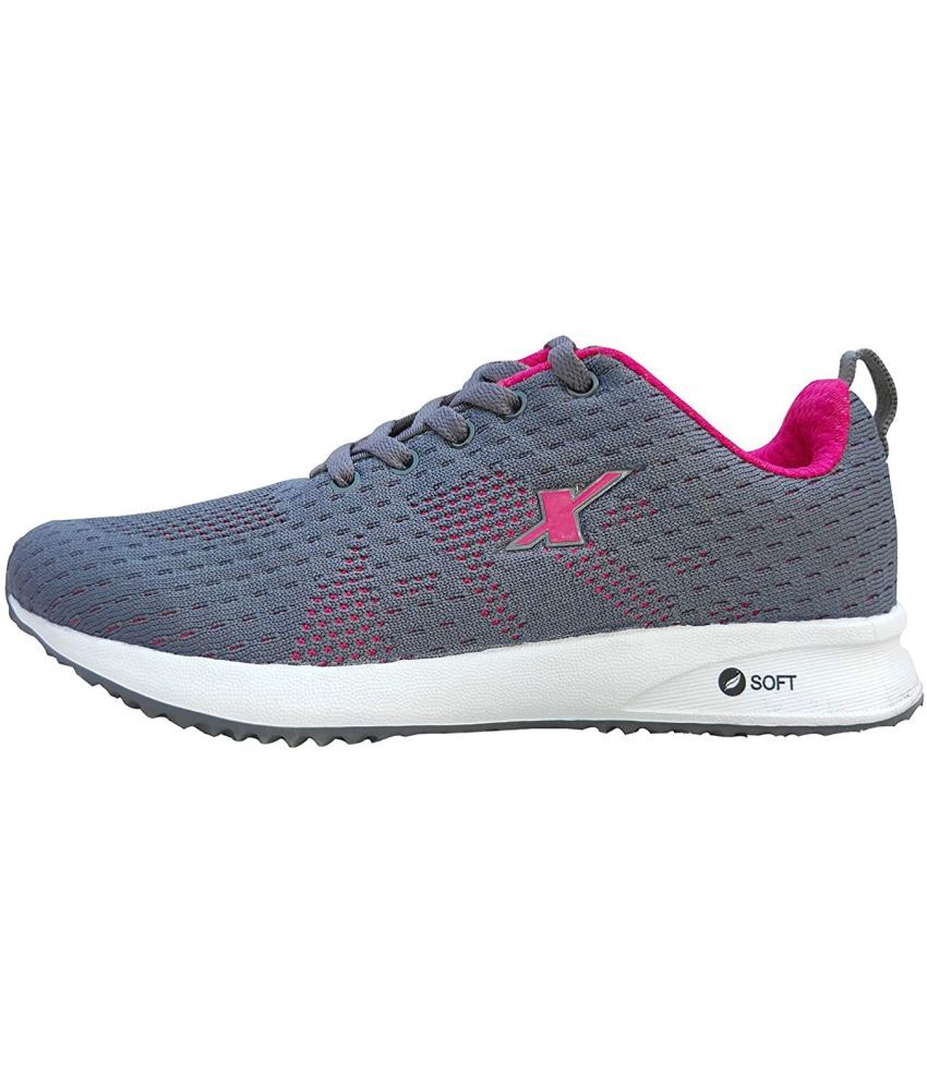 sparx women grey running shoes