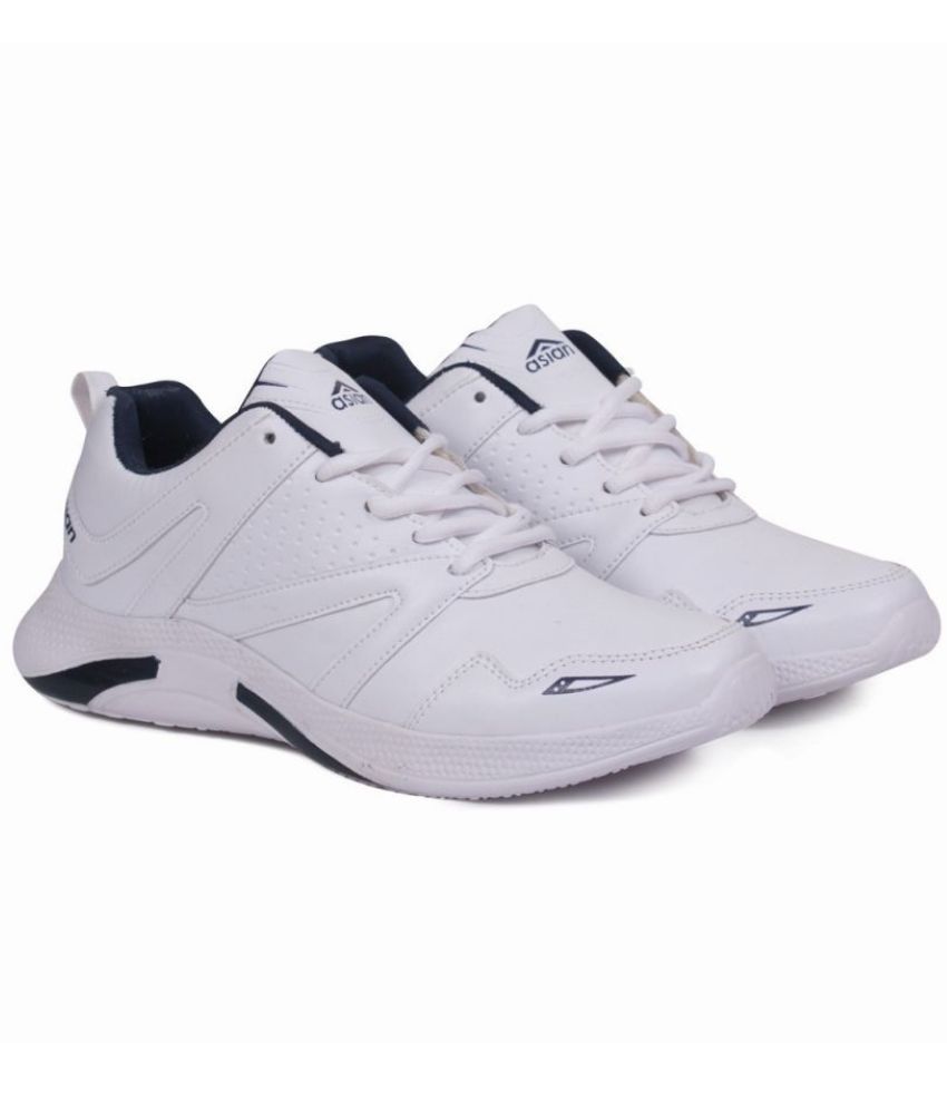     			ASIAN WATERPROOF-12 White Running Shoes