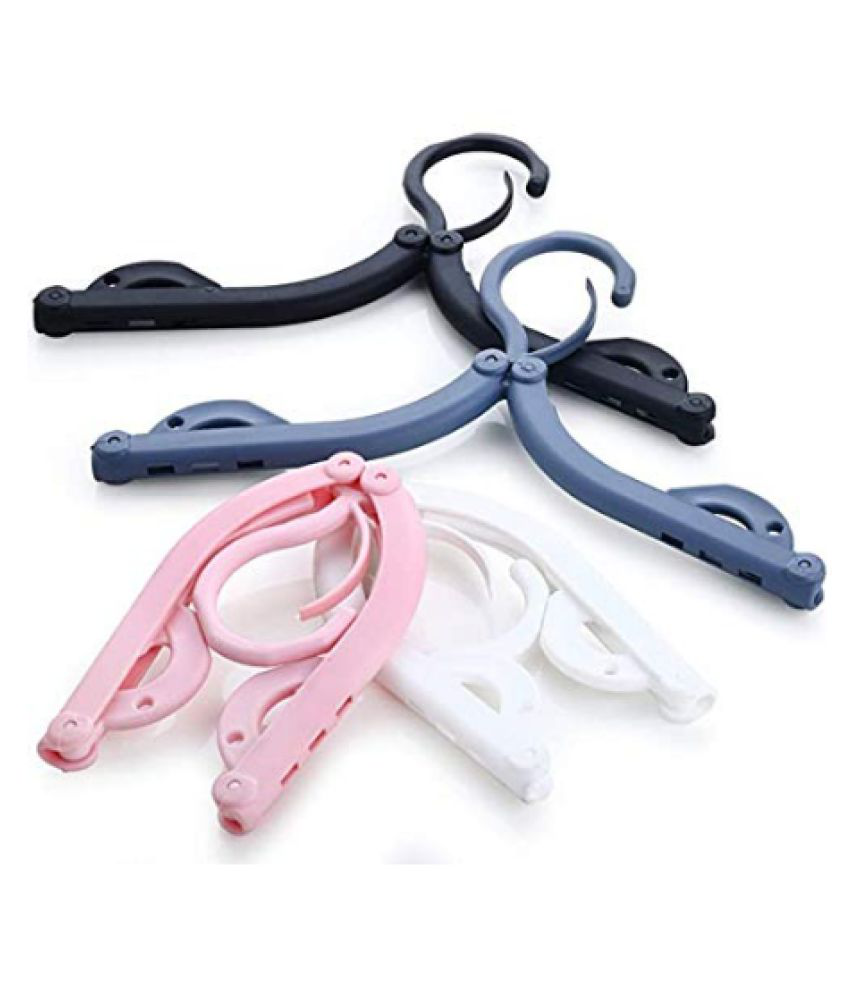 Blooms Event Multi Color Travel Accessories Foldable Clothes Hangers