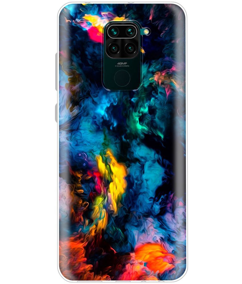     			NBOX Printed Cover For Xiaomi Redmi Note 9 Pro