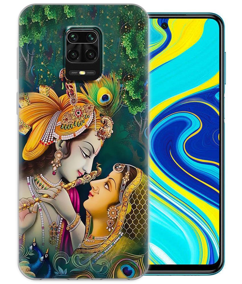     			NBOX Printed Cover For Xiaomi Redmi Note 9 Pro