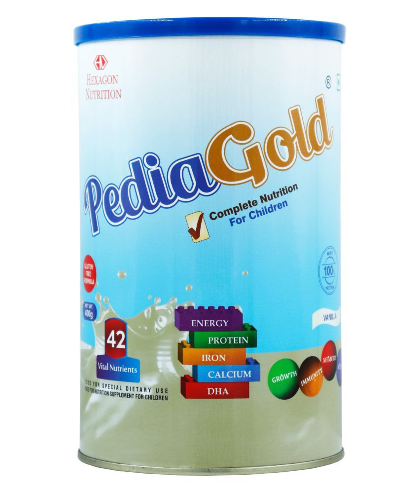    			Pediagold Vanilla Complete Kids Nutrition Supplement 400 gm