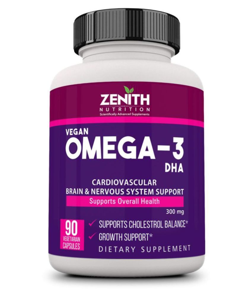 Zenith Nutrition Vegan Omega3 DHA 90 no.s Buy Zenith Nutrition