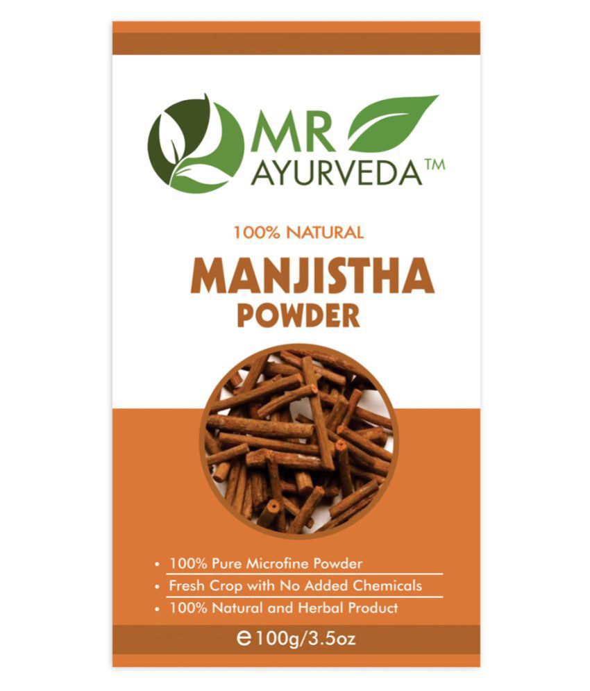     			MR Ayurveda Manjistha Powder, Hair Conditioning Face Pack Masks 100 gm