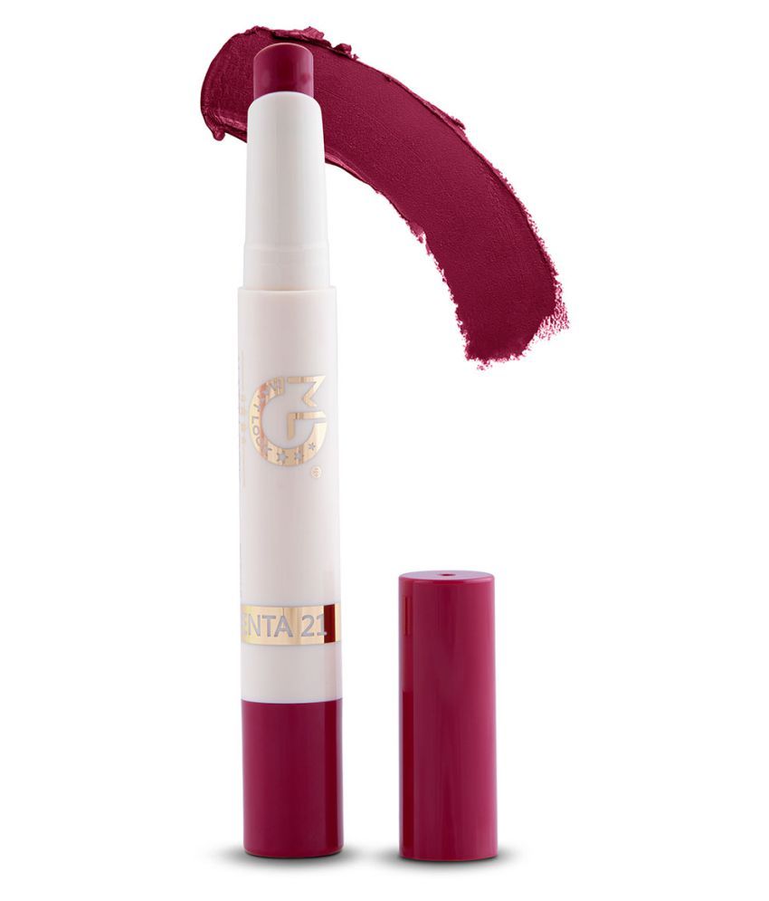     			Mattlook Velvet Smooth Non-Transfer, Long Lasting & Water Proof Lipstick, Deep Magenta (2gm)