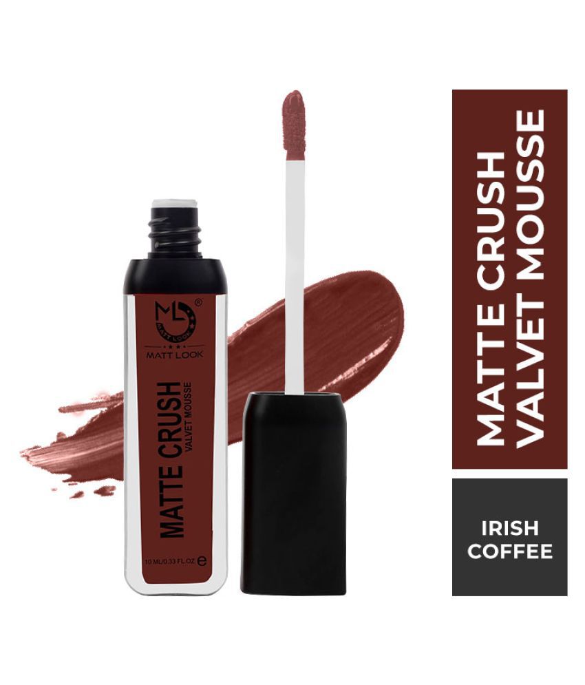     			Mattlook Matte Crush Velvet Mousse Lipstick, Irish Coffee (10ml)
