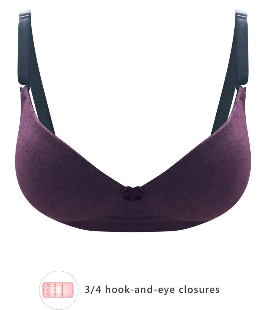     			Clovia Cotton Push Up Bra - Maroon Single