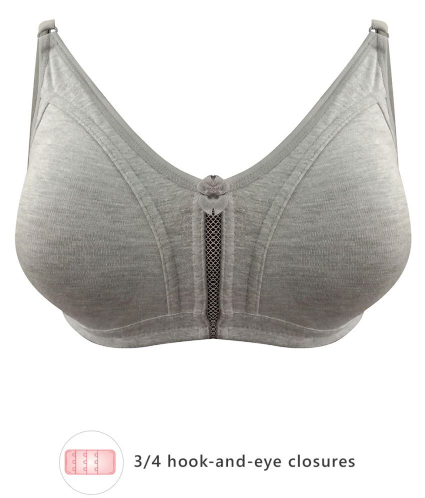     			Clovia Cotton Non Padded Women's T-Shirt Bra ( Grey )