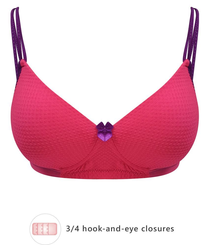     			Clovia Polyamide T-Shirt Bra - Pink Single